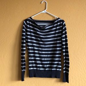 Cute lightweight striped sweater.